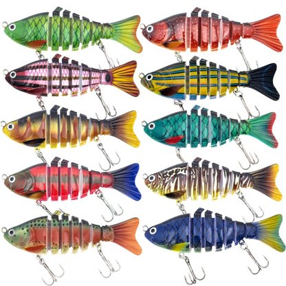 🎣 Bespaar 50%! 🐟 Meerdelige bionische swimbait / plug voor het vissen