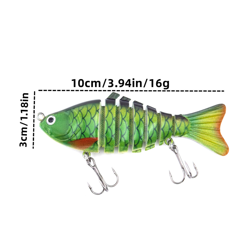🎣 Bespaar 50%! 🐟 Meerdelige bionische swimbait / plug voor het vissen