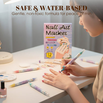 Dubbelzijdige nailart-penselenset