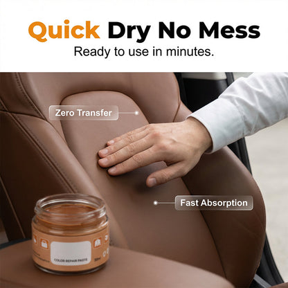 Tijdelijke aanbieding – Gekleurde waterdichte lederreparatiecrème 🛋️