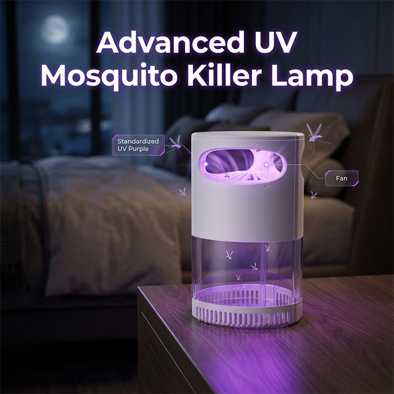 🦟 Stille UV-muggenlamp / insectenvanger | Geruisloos en gifvrij | USB-gevoed | Een must-have voor de slaapkamer 😴💤