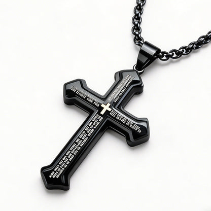 📢📢 50% korting!! ⏰ Heilige Vader kruisketting voor heren