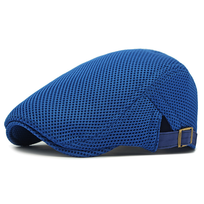 Ademende flatcap met verstelbare band