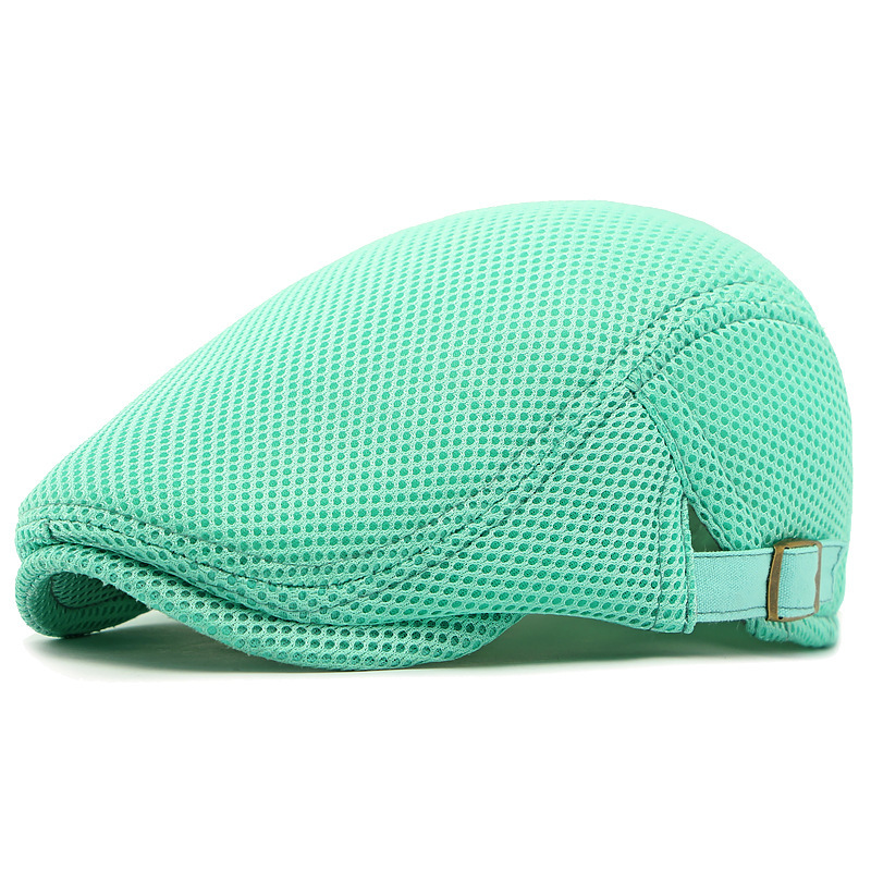 Ademende flatcap met verstelbare band