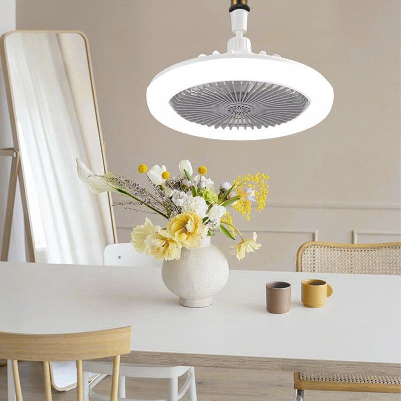LED Plafondventilator met Afstandsbediening – Stil, 3 Lichtstanden, Energiezuinig🌀