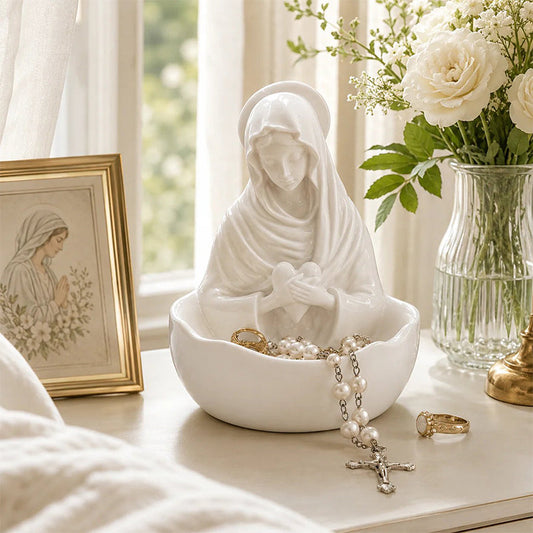 🔥📢📢 Tijdelijke actie: 50% korting! 🎁🙏 Madonna Bowl – Koester uw schatten, vind innerlijke rust
