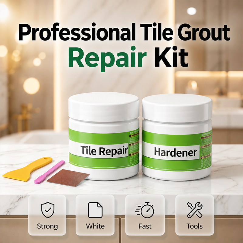 Reinigings- en reparatieset voor tegelvoegen – verwijdert scheuren en herstelt de glans 🧱✨ Professionele reparatie in slechts enkele minuten – geen ervaring vereist, perfect gereinigd! 🛠️💎