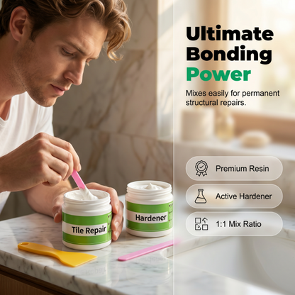 Reinigings- en reparatieset voor tegelvoegen – verwijdert scheuren en herstelt de glans 🧱✨ Professionele reparatie in slechts enkele minuten – geen ervaring vereist, perfect gereinigd! 🛠️💎