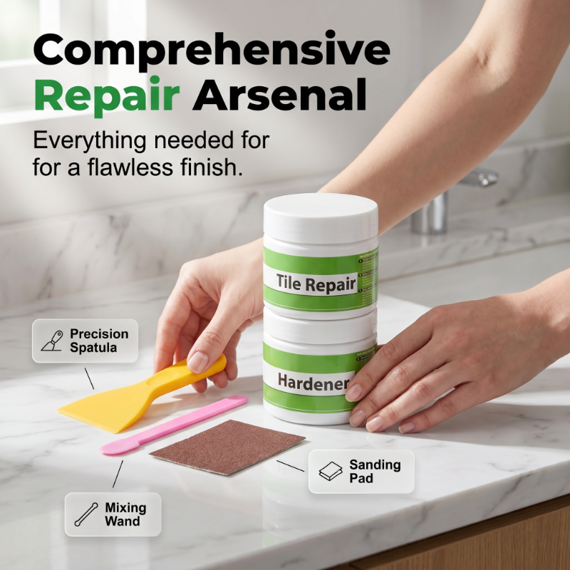 Reinigings- en reparatieset voor tegelvoegen – verwijdert scheuren en herstelt de glans 🧱✨ Professionele reparatie in slechts enkele minuten – geen ervaring vereist, perfect gereinigd! 🛠️💎