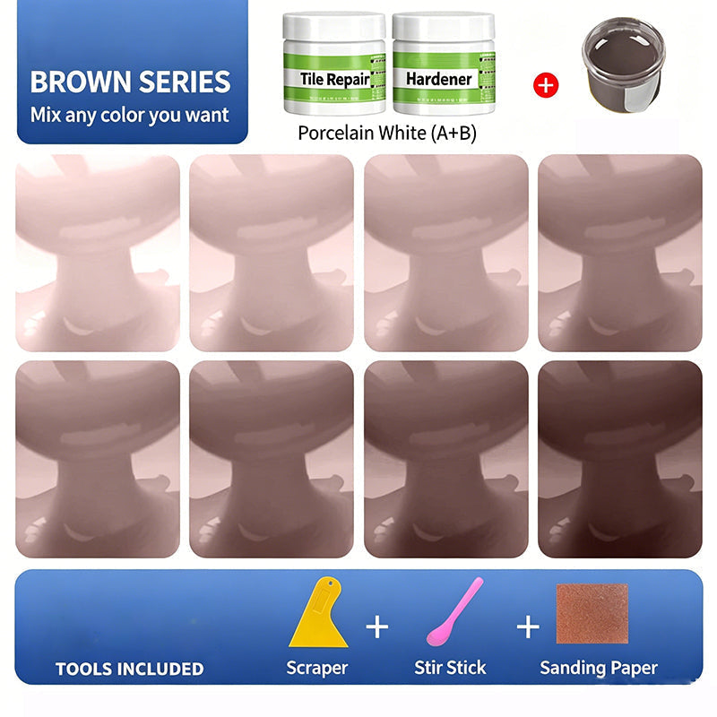 Reinigings- en reparatieset voor tegelvoegen – verwijdert scheuren en herstelt de glans 🧱✨ Professionele reparatie in slechts enkele minuten – geen ervaring vereist, perfect gereinigd! 🛠️💎