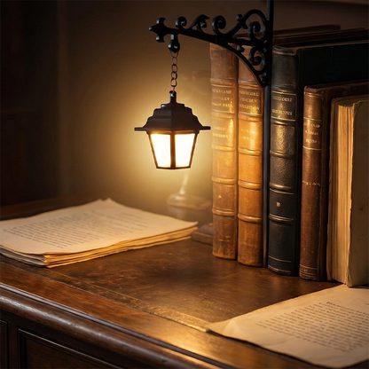 📢📢 Tijdelijke actie: 50% korting! 🔥 Mini retro straatlantaarn boekensteunen 📚💡 – Voeg een uniek design toe aan uw boekenplank