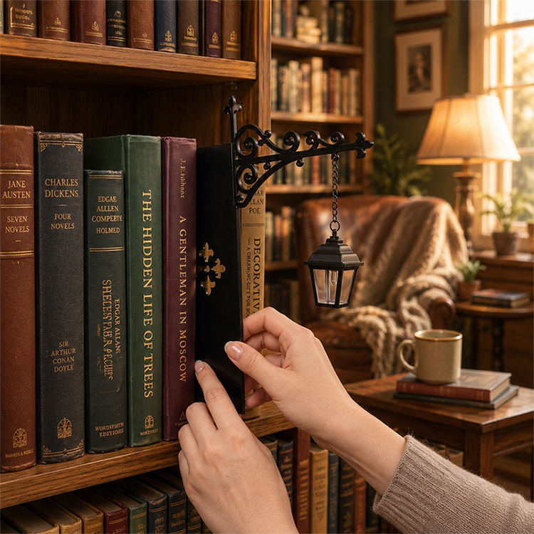 📢📢 Tijdelijke actie: 50% korting! 🔥 Mini retro straatlantaarn boekensteunen 📚💡 – Voeg een uniek design toe aan uw boekenplank