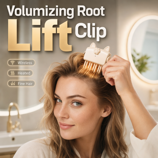 📢📢 50% korting!! ⏰ Draadloze verwarmde haarwortelclip – Creëer salonwaardig volume, perfect voor fijn en plat haar