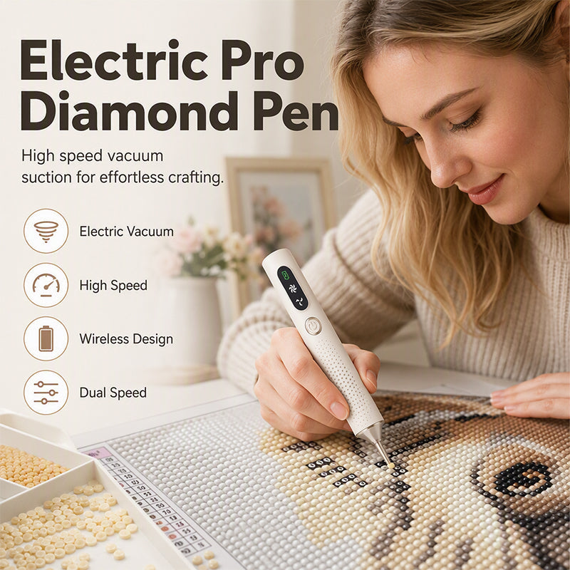 Elektrische diamantpen voor diamond painting