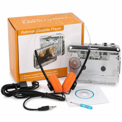 Transparante cassetterecorder – Oude banden, nieuw leven!