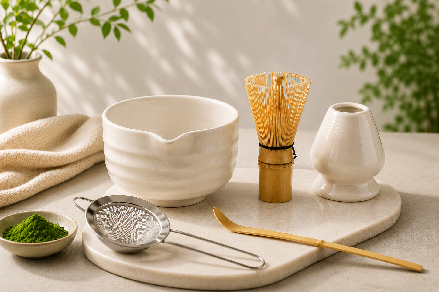 🍵Matcha Garde Set – Alles wat je nodig hebt voor die coffeeshopsfeer in huis💚