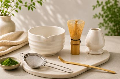 🍵Matcha Garde Set – Alles wat je nodig hebt voor die coffeeshopsfeer in huis💚