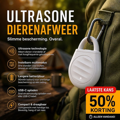 🐦Maak je nooit meer zorgen over vogels, ongedierte en sprinkhanen! Draagbare ultrasone vogelverjager in sleutelhangerontwerp.