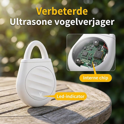 🐦Maak je nooit meer zorgen over vogels, ongedierte en sprinkhanen! Draagbare ultrasone vogelverjager in sleutelhangerontwerp.