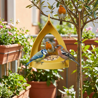 Hangende vogelvoederbak – Grote capaciteit, ideaal voor tuinen en balkons
